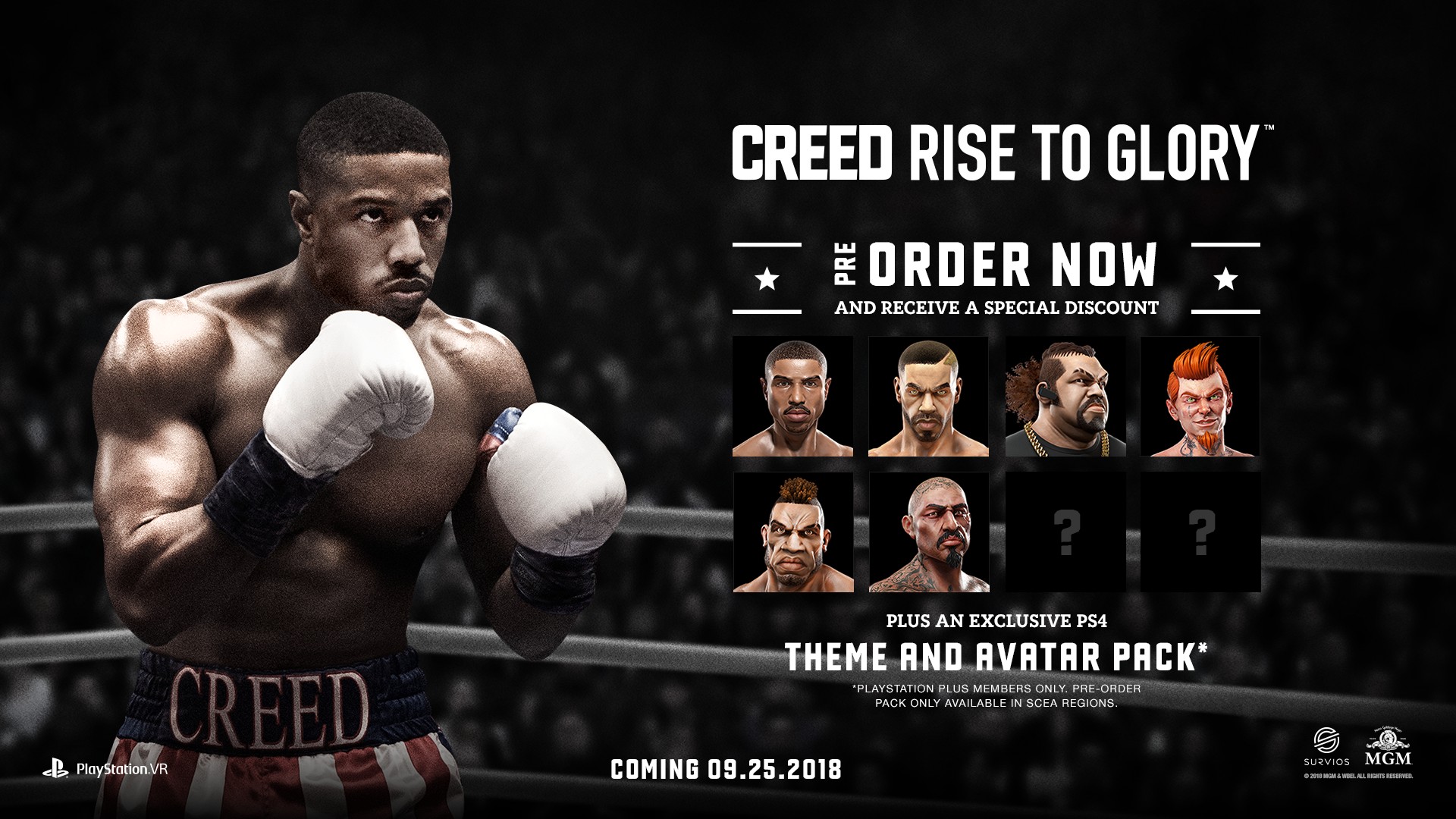 Rise to glory vr. Creed VR игра. Creed Rise to Glory ps4. Creed: Rise to Glory™ VR. Бокс VR Creed.