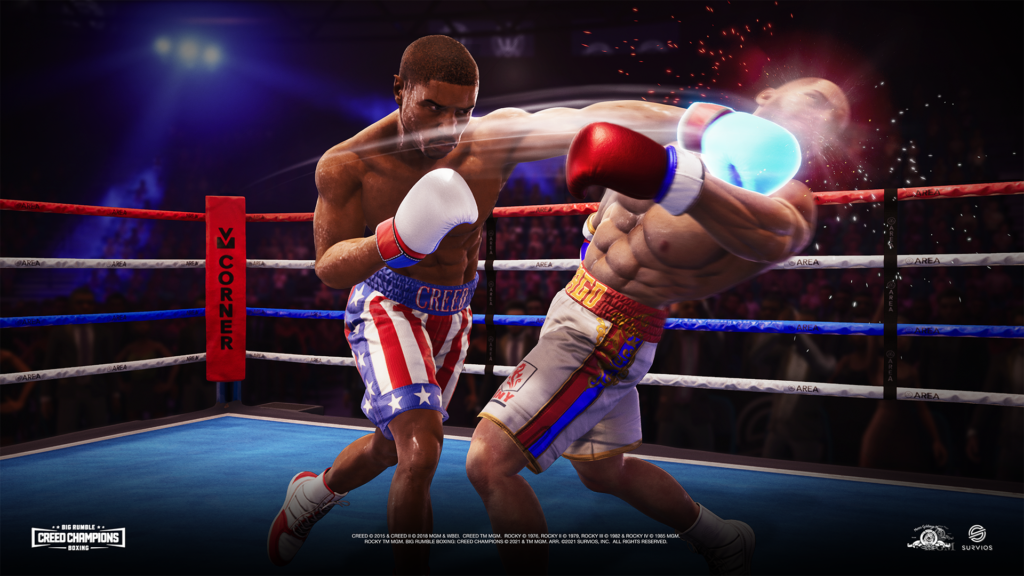 Cinematic Adonis Drago Gameplay Screenshot from Big Rumble Boxing Creed Champions